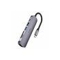 Концентратор HOCO USB-C 6-in-1 1xUSB 3.0 + 1xUSB 2.0 + SD/TF + 1xHDMI 4K30Hz + 1xUSB-C PD 60W gray (6931474769336) - уменьшенное изображение 2