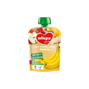 Дитяче пюре Milupa Яблуко та банан з 6 місяців 80 г (6438091403563) зображення 1