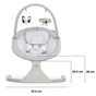 Крісло-гойдалка Kinderkraft Luli Gray (5902533915668) - зменшене зображення 6