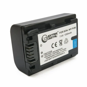 Акумулятор до фото/відео Extradigital Sony NP-FV50 (BDS2676) зображення 1