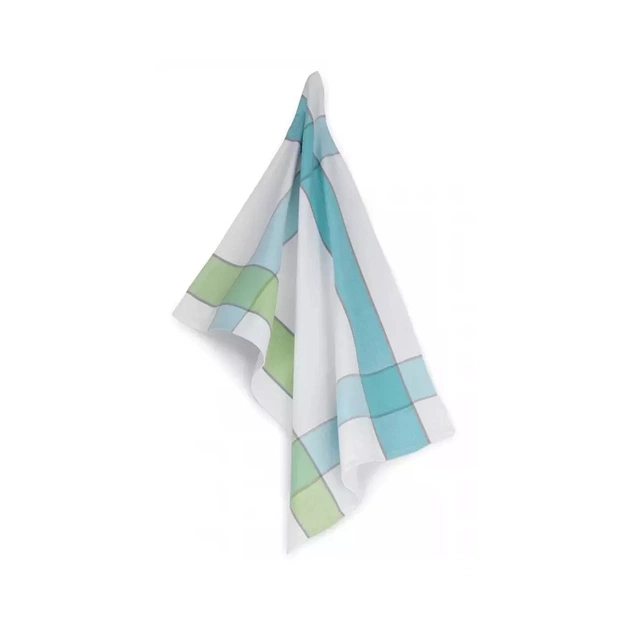 Рушник Kela кухонний Carla Streifen клітинки синьо-зелений, 70х50 см (12281) (00000018262) - picture 1