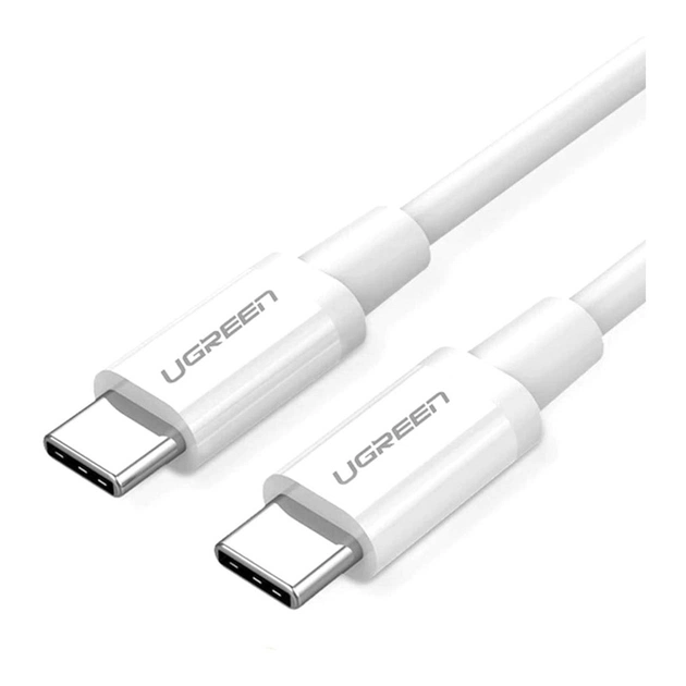 Дата кабель USB-C to USB-C 2.0m 18W US264 White Ugreen (60520) - изображение 1