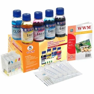 Комплект перезаправних картриджів WWM Epson C63/85/CX3500/6500 (RC.T046) зображення 1