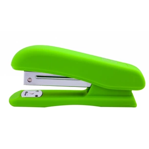 Степлер Buromax RUBBER TOUCH, 20 арк., скоби №24; 26, 127х54х33 мм, зелений (BM.4202-15) изображение 1