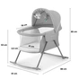 Ліжечко Kinderkraft гойдалка Lovi Beige 3 в 1 (5902533913527) - зменшене зображення 11