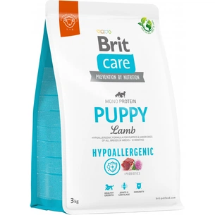 Сухий корм для собак Brit Care Dog Hypoallergenic Puppy з ягням 3 кг (8595602558964) зображення 1