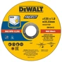 Круг відрізний DeWALT FASTCUT, нержавіюча сталь/листовий метал, 125x1x22, 23 мм, 100 шт (DT20540) - зменшене зображення 1