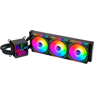 Система рідинного охолодження Lian Li Galahad II LCD SL-INF, 360 Black (G89.GA2ALCD36INB.00) зображення 1