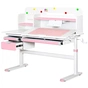 Парта Evo-kids Plus Pink (TH-360 WG/PN Plus) - зменшене зображення 1
