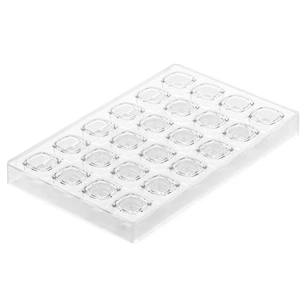 Форма для шоколаду Silikomart Cupola P 26x26 h16 мм 24х8 мл (CH017 - CUPOLA P) зображення 1