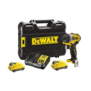 Шуруповерт DeWALT 12V XR Li-Ion, 8 Нм, 1100 об/мин, 2x2Ah, кейс (DCF601D2) зображення 1
