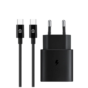Зарядний пристрій Armorstandart AR-TA800 25W USB-C + cable USB-C to USB-C black (ARM77720) зображення 1