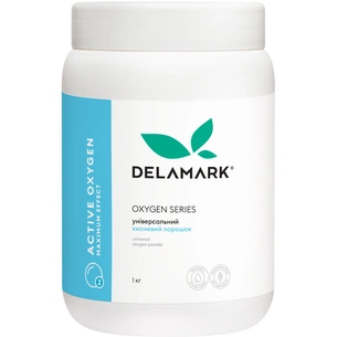Засіб для видалення плям DeLaMark Універсальний кисневий порошок 1 кг (4820152333605) зображення 1