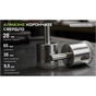 Свердло Alloid Base, корончате, алмазне, по склу та кераміці, 28мм (GS-50028) - зменшене зображення 5