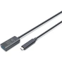 Дата кабель USB 3.2 AF to USB-C 5.0m Gen2 Active 10G Digitus (DA-73113) - зменшене зображення 1