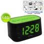 Настільний годинник Technoline WT465 з радіо Black/Green (WT465 grun) (DAS301825) - зменшене зображення 5