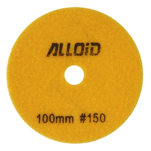 Круг зачистной Alloid Pro, алмазный, шлифовальный, на липучке, 100мм, зерно 150 (DD-63285) изображение 1