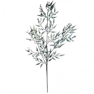 Декоративна гілка YES! Fun 82 см, бірюза, гліттер (974601) picture 1