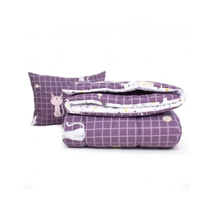 Ковдра MirSon Набір Tencel Зима №3068 Color Fun Line Whales + подушка середня 155х215+50х70 (2200004847900) зображення 1