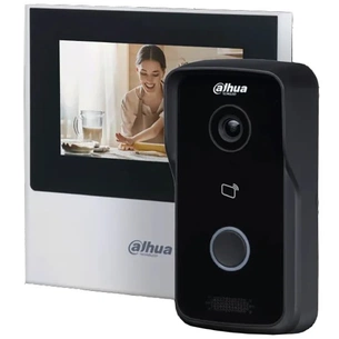 Комплект Dahua Mіні DHI-VTH2611L-WP 4.3" Wi-Fi + DHI-VTO2111D-P-S2 изображение 1