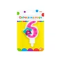 Свічка Maxi Princess "6" висотою 7,62 см (MX622050-6) - зменшене зображення 1