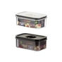Харчовий контейнер Herevin Canister-Vacuum Lid-White-Black вакумна кришка 0.6 л (161174-000) - зменшене зображення 1
