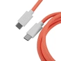 Дата кабель USB-C + USB A to USB-C 1.36m Coiled Aviator orange Keychron (CAB14_KEYCHRON) - зменшене зображення 2