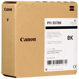 Картридж Canon PFI-307BK black (330ml) (9811B001) зображення 1