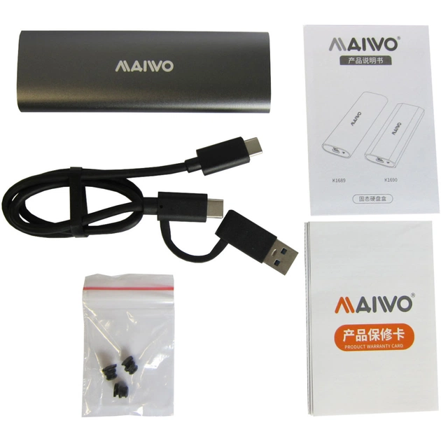 Кишеня зовнішня Maiwo M.2 SSD (K1689) - picture 10