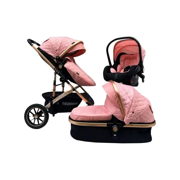 Коляска Maxibaby IQ 3 в 1 - Pink (90876) - зображення 1