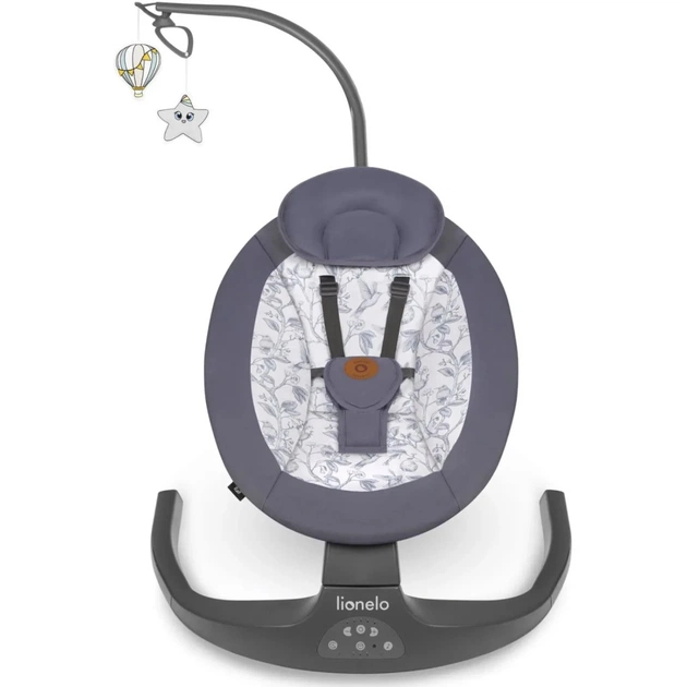 Крісло-гойдалка Lionelo Ralf Grey White (LO-RALF GREY WHITE) - picture 2