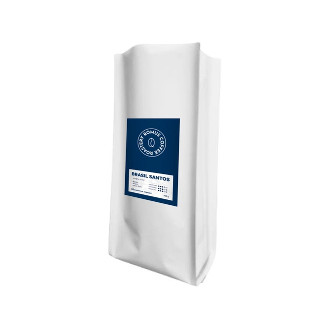 Кава Romus Coffee Roastery Brasil Santos в зернах 500 г (315012) - зображення 1