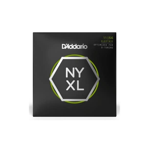 Струни для гітари D'Addario NYXL Medium Top / Extra-Heavy Bottom (11-56) (NYXL1156) зображення 1