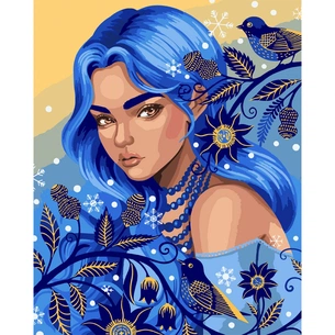 Картина по номерам Santi Крижана красуня 40*50 см ©pollypop92 (954734) зображення 1
