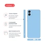 Чохол до мобільного телефона Intaleo SoftShell Samsung Galaxy A06 Light Blue (1283126609480) - зменшене зображення 4