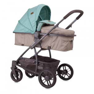 Коляска Lorelli S-500 Set з автокріслом Green&Beige Teddy Bear (S-500 SET-green&beige te) зображення 1
