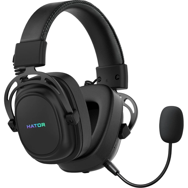 Навушники Hator Hypergang 2 Wireless Tri-Mode Black (HTA-950) - изображение 1
