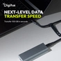 Дата кабель USB-C to USB-C 1.5m USB4 2.0 80G 240W 16K silicone black Digitus (AK-300350-015-S) - зменшене зображення 7