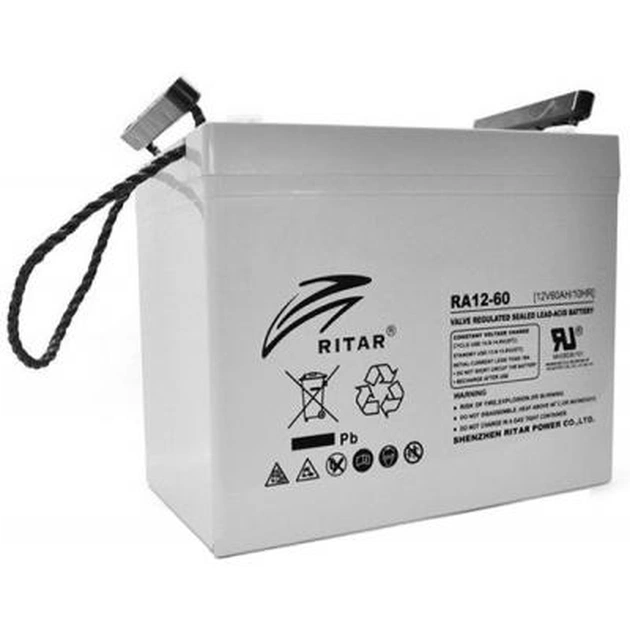 Батарея к ИБП Ritar AGM RA12-60, 12V-60Ah (RA12-60) - изображение 1