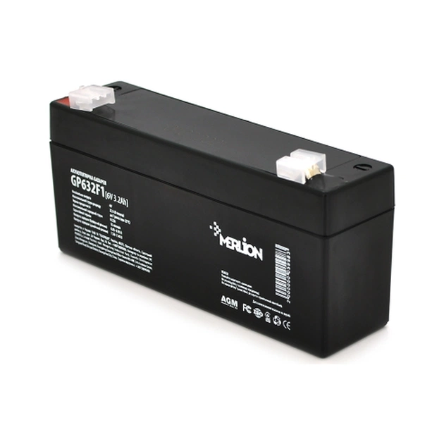 Батарея к ИБП Merlion 6V-3.2Ah (GP632F1) - изображение 1