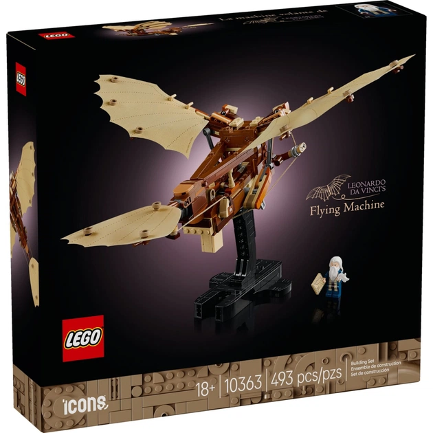 Конструктор LEGO Icons Літальний апарат Леонардо да Вінчі (10363) - зображення 1