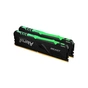 Модуль пам'яті для комп'ютера DDR4 32GB (2x16GB) 3600 MHz Fury Beast RGB Kingston Fury (ex.HyperX) (KF436C18BBAK2/32) - зменшене зображення 1