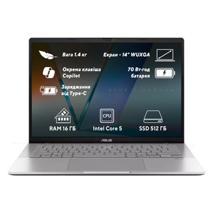 Ноутбук ASUS Vivobook S 14 S3407VA-LY069 (90NB1681-M005X0) зображення 1