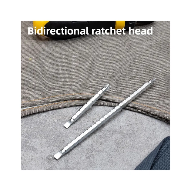 Викрутка Deli PH2 + SL6 з тріскачкою (EDL626010) - picture 4