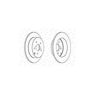 Гальмівний диск FERODO DDF1419 зображення 1