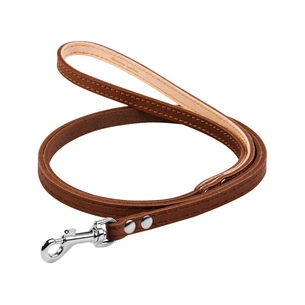 Повідець для собак Collar одинарний непрошитий Ш 12 мм Д 122 см коричневий (04496) зображення 1
