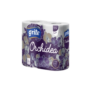 Туалетний папір Grite Orchidea 3 шари 4 рулони (4770023348095) зображення 1