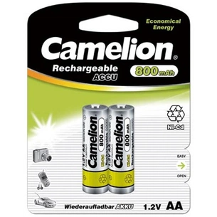 Акумулятор Camelion AA 800mAh Ni-Cd * 2 R6-2BL (NC-AA800BP2) зображення 1