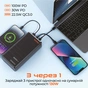 Універсальна мобільна батарея Techno PDC130 38000mAh PD 130W QC 3.0 Black - зменшене зображення 3