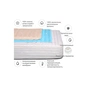 Наматрацник MirSon бавовняний Royal Pearl Waterproof Cotton Aloe Vera 274/3 80x190 см (2200000372796) - зменшене зображення 2